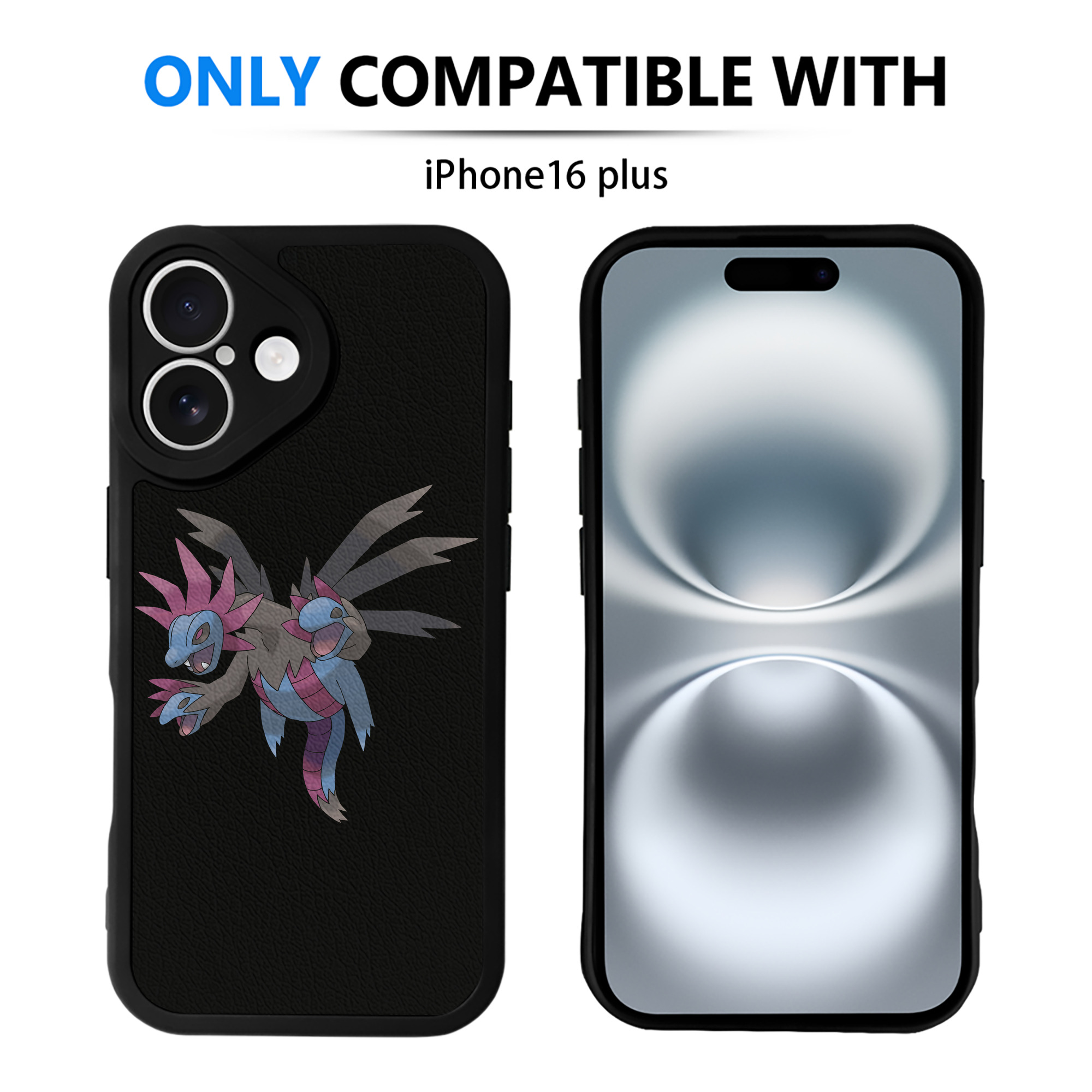 （画像用） ポケットモンスター Pokémon 【iPhone 16シリーズ対応】シリコンスマホケース（レザー調） 材質：シリコン